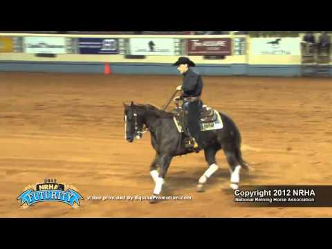 Italian Revolution ridden by Stefano Calcagnini - 2012 NRHA Futurity (Second Go)
