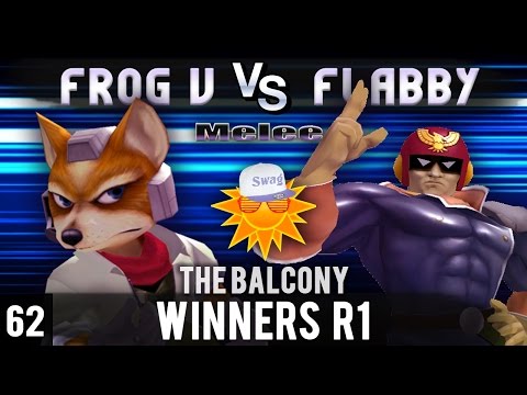 Melee @ the Balcony 62 - Winners R1ft. Frog Venom (Fox) VS Flabby Castle (Falcon)