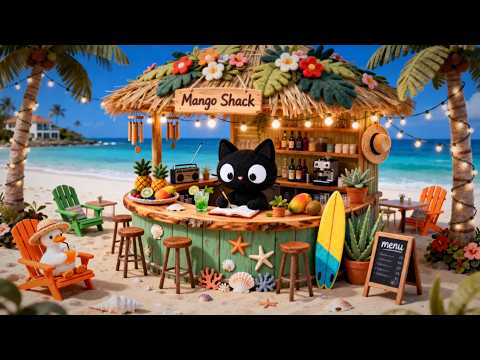 Cozy Island Cafe 🌴 | Jazzy Lofi for Study, Focus & Chill | Relaxing Summer Paradise Ambience