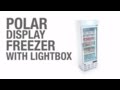 G-Series GH506 412 Ltr Upright Single Glass Door White Display Freezer Product Video