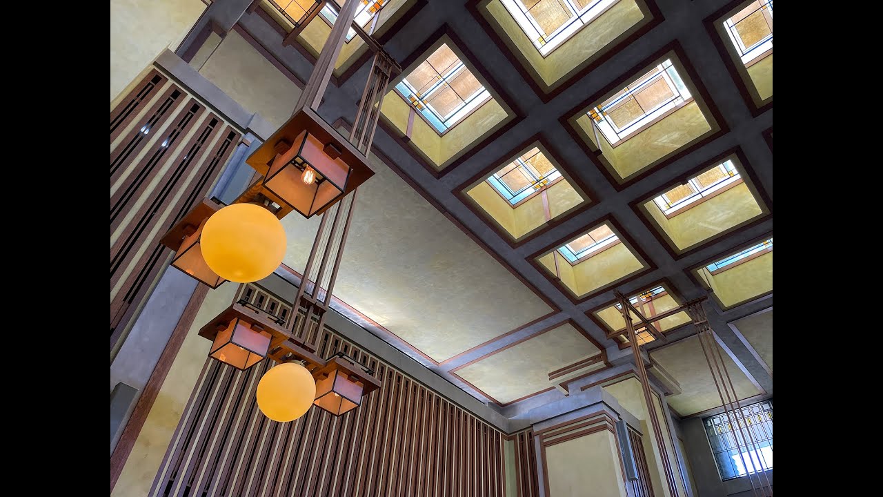 Tour One of the Most Beautiful Interior Spaces in America: Frank Lloyd Wright's Unity Temple