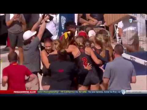 Beach Volleyball Pac-12 Championship: USC 3, UCLA 2 - Highlights 04/27/19