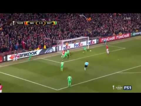 Zlatan Ibrahimovic Goal man utd 2 0 St Etienne 16/02/17