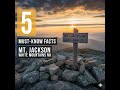 5 Must Know Facts About Mt Jackson White Mountains NH Appalachian Trail Hiking