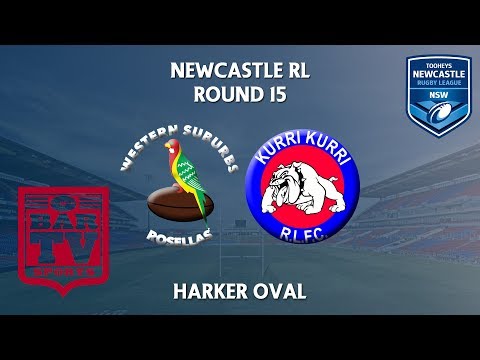 2018 Newcastle RL 1st Grade Round 15 - Western Suburbs Rosellas v Kurri Kurri Bulldogs
