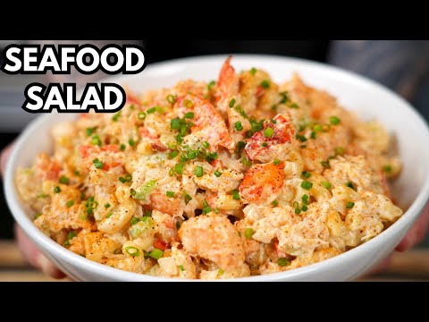 This Is My Favorite Summer Side Dish Recipe | How To Make Seafood Salad