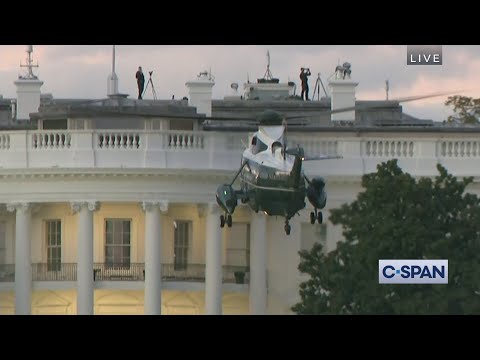 President Trump returns to the White House