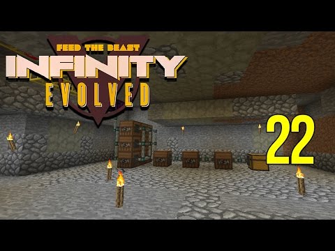 Minecraft FTB Infinity Evolved Ep: 22 - Making Quadruple Compressed Cobblestone [1080p60fps]