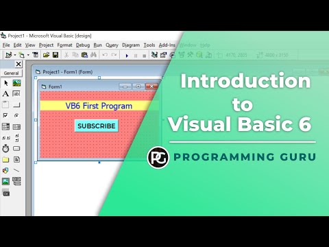 Visual Basic 6 0 Tutorial Introduction Vb 6 0 Tutorial Ide Components Tools