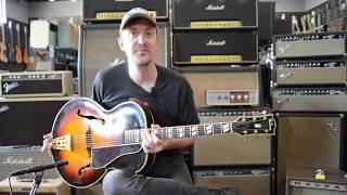 Video thumbnail for Gibson 1939 L-12 Sunburst Archtop Guitar Demo with Joe Restivo at Martin Music by Martin Music