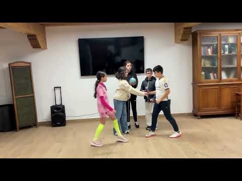 Un pequeño punto azul