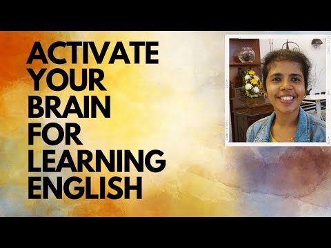 Activate Your Brain to Learn English | English with Sharmistha