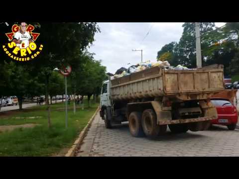 Coleta de lixo em Juquitiba é assim......