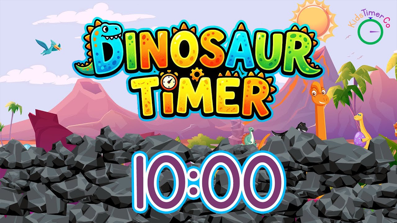 10 Minute Dinosaur Timer - Kids Visual Timer