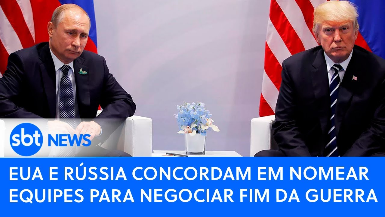 EUA e Rússia concordam em nomear equipes para negociar fim da guerra | SBT News