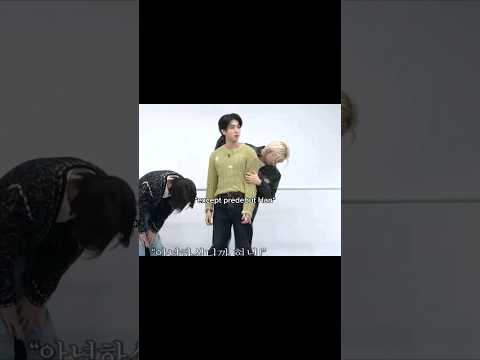 Not Felix forcing Han to bow to Chan😭 I CAN'T  #skz #straykids #han #chan #felix #rockstar #predebut