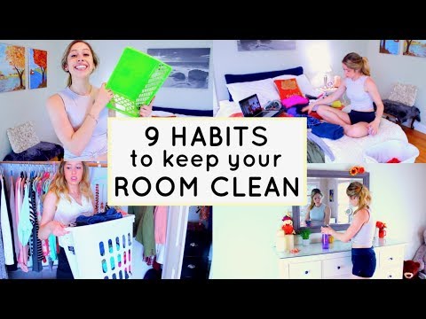 How to KEEP your Room CLEAN! 9 Habits for a Clean Room!