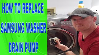 Samsung Washer Not Draining - Step by Step Drain Pump Replacement