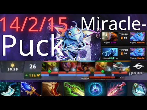 Miracle- Puck vs Doom, BH, Gyrocopter - Nigma vs Secret g1 DreamLeague dota2