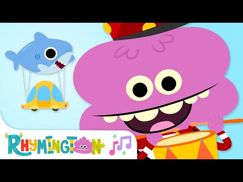 When The Band Comes Marching In | Monster Song for Kids | Rhymington Square