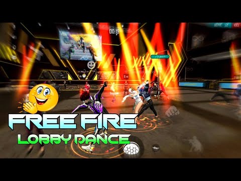 Free fire Dancing Lobby 😍 Free fire Booyah Dance