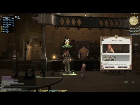 FFXIV Miner (MIN) Job Quest: Level 25 - Water From Stone