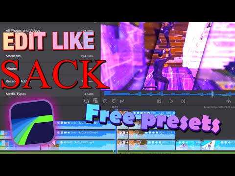 How to edit like SACK on Lumafusion - The *BEST* effect (Advanced tutorial)
