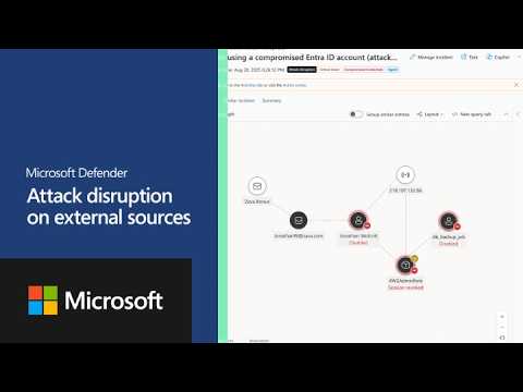 Video Thumbnail: Microsoft Defender | Attack Disruption on external sources