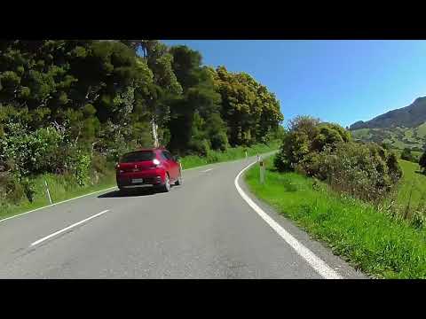 Bad driving on Akaroa hill