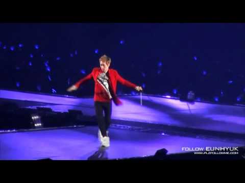[HD][Fancam] Super Show 4 World Tour in Osaka - Say My Name EunHyuk Solo