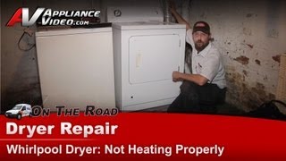 Whirlpool Dryer Repair - Does Not Heat Properly - Gas Coils