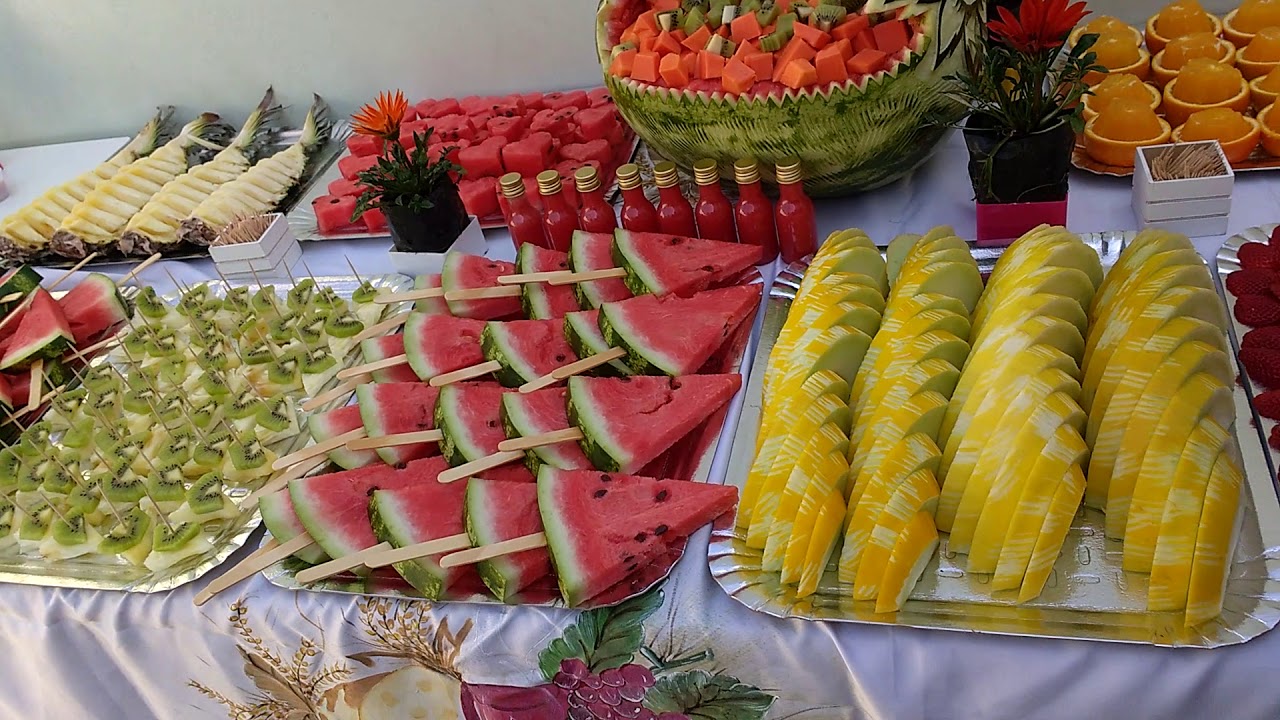 Mesa de frutas irada!