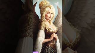 Dolly Parton as a Angel #aiart #dollyparton #shorts #short