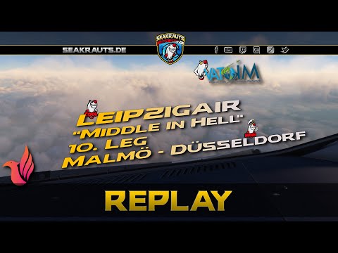 Malmö - Düsseldorf | Fenix A320 - LHA Tour "Middle in Hell" | VATSIM - MSFS 2020 [Deutsch]
