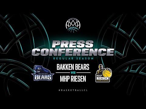 Bakken Bears v MHP Riesen - Press Conference | Basketball Champions League 2022/23