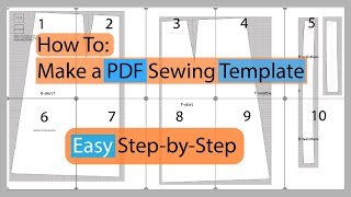 Making PDF Sewing Template Adobe Illustrator