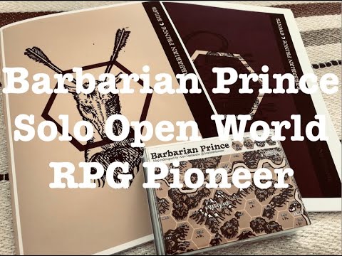 BARBARIAN PRINCE - Pioneer of Open World Solo RPG / Boardgame