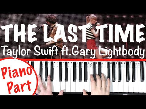THE LAST TIME - Taylor Swift ft. Gary Lightbody Piano Tutorial