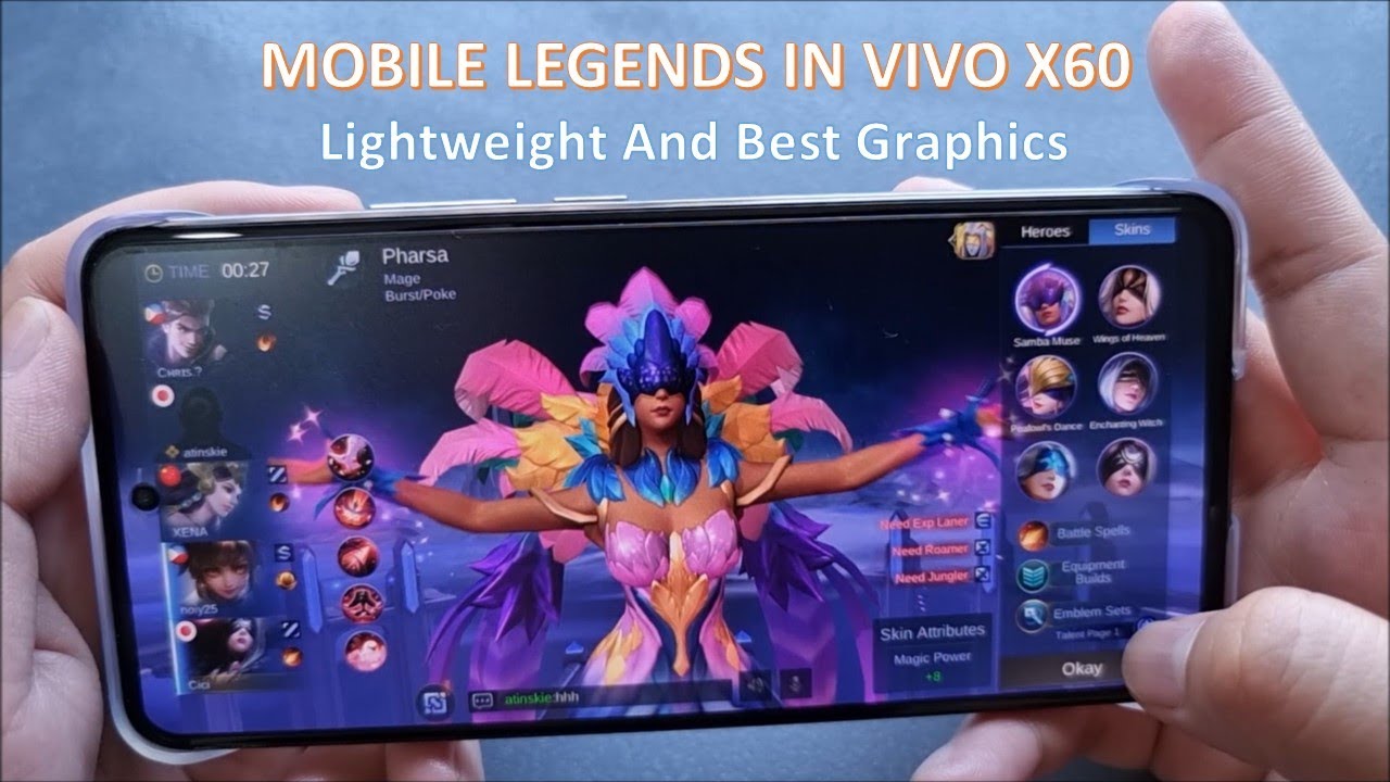 Playing Mobile Legends Using VIVO X60 | Lightweight And Best Graphics #MobileLegends