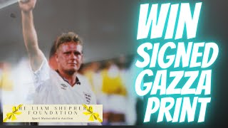 Win A Signed Gazza Picture! Charity Auction.