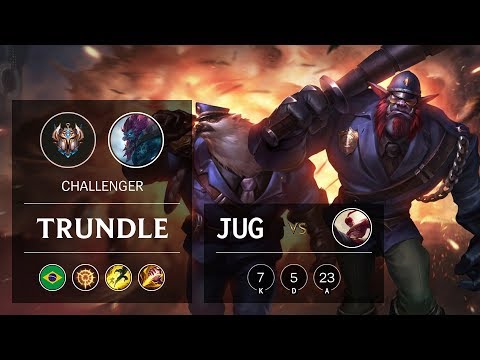 Trundle Jungle vs Lee Sin - BR Challenger Patch 9.21