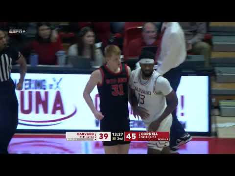 Highlights: Cornell Men's Basketball vs Harvard - 2/1/2025