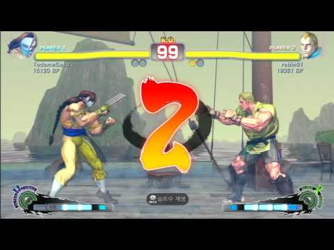 SSF4 Rank Match  TodomeSasu (CW)  vs  robin01 (AB)