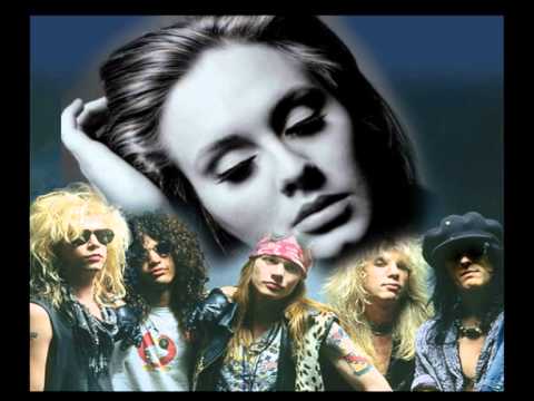 Adele Vs Guns N' Roses - Someone Like Heaven's Door