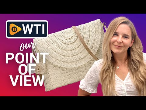 HROECHY Straw Clutch Purses - WTI product video review