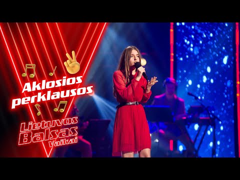 Aistė Šepikaitė - Homeless | Blind Auditions | The Voice Kids. Lithuania S3