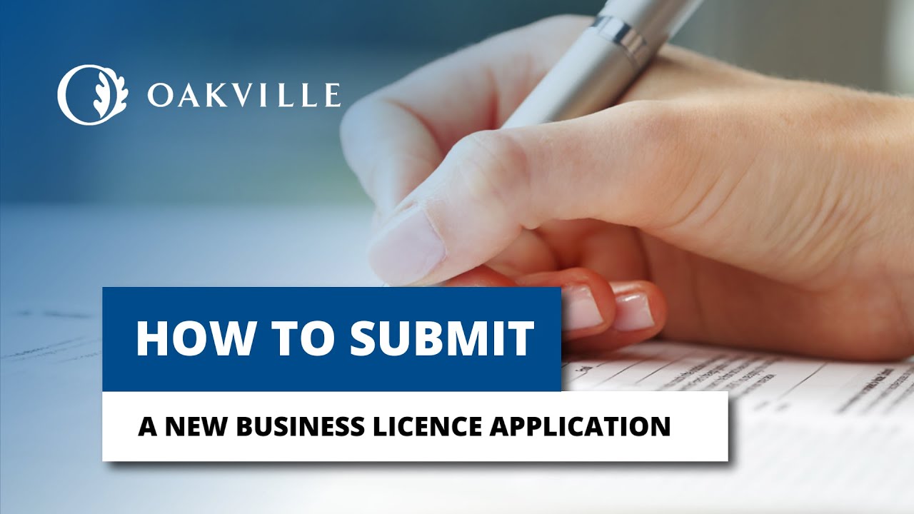 Submit a business licence application