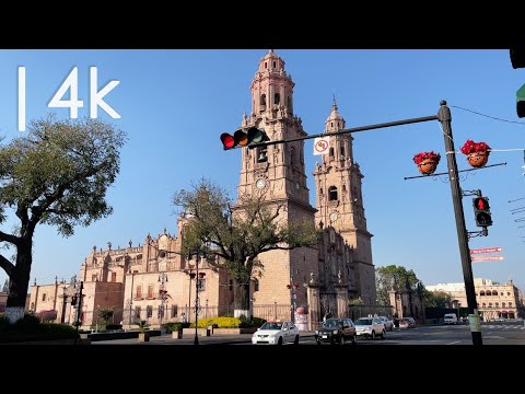 4K Morelia Downtown Walk | Caminando por el centro histórico de Morelia