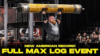 2025 STRONGEST MAN ON EARTH FULL MAX LOG EVENT