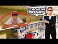 WE PLAYED HIDE N SEEK AT THE STORE WE GOT KICKED OUT